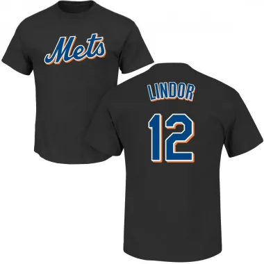 lindor black mets jersey